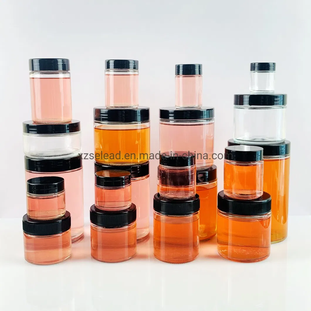 Spice Packing Jar Glass Nut Dry Food Packing Container Jar 360ml 470ml 740ml