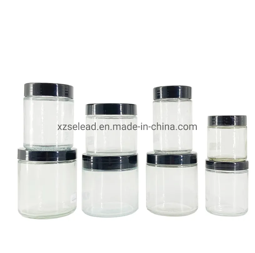 Spice Packing Jar Glass Nut Dry Food Packing Container Jar 360ml 470ml 740ml