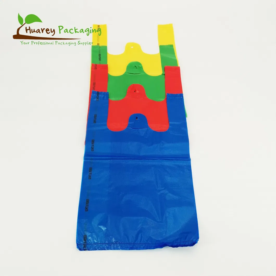 T Shirt Shopping Plastic Bags Plastic Biodegradable Bag Packaging with Your Own Logo