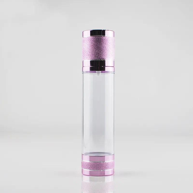 Trend 2021 Top Quality Cosmetic Airless Pump Bottle Color in Purple