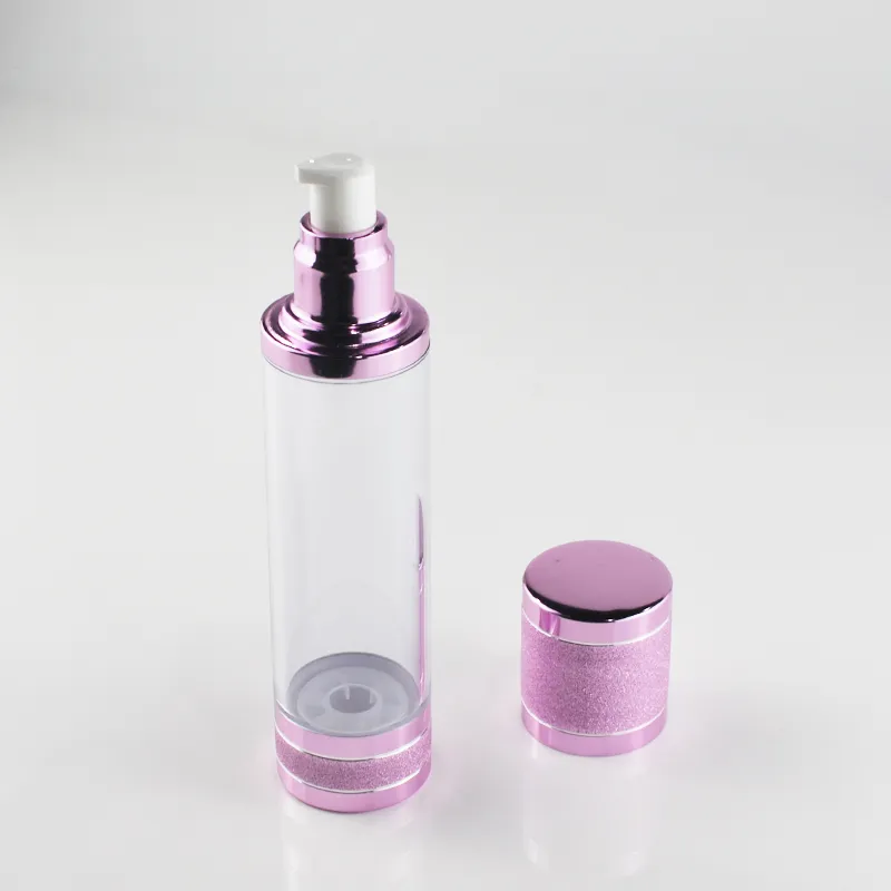 Trend 2021 Top Quality Cosmetic Airless Pump Bottle Color in Purple