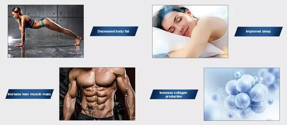 Whey Protein Packaging Paper Square Box HCG 5000iu Pharma Box Embossing and Debossing Finish & HCG 5000iu Factory Price