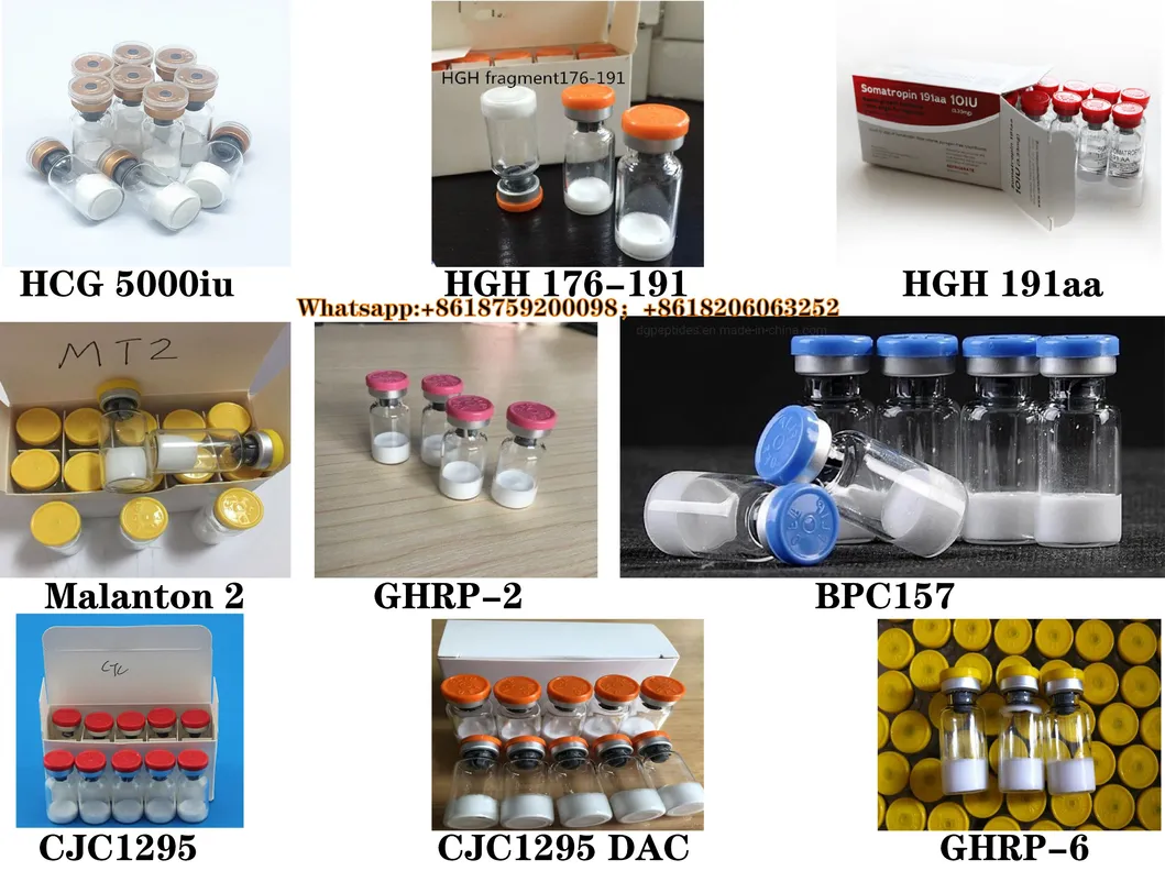 Whey Protein Packaging Paper Square Box HCG 5000iu Pharma Box Embossing and Debossing Finish & HCG 5000iu Factory Price