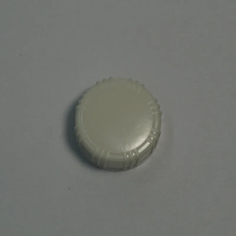 White Phenolic Cap 18-400 Screw Cap with PTFE-Faced Pulp Line Septa for Vials