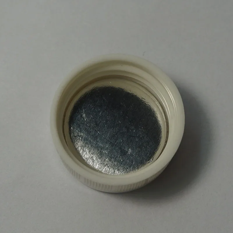 White Phenolic Cap 24-400 Screw Cap with Cork-Backed Foil Line Septa for Vials