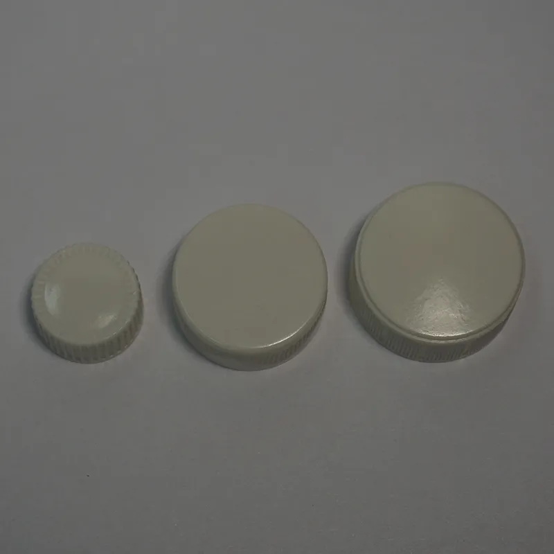White Phenolic Cap 24-400 Screw Cap with Cork-Backed Foil Line Septa for Vials