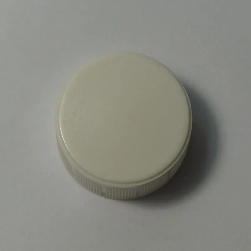White Phenolic Cap 24-400 Screw Cap with Cork-Backed Foil Line Septa for Vials
