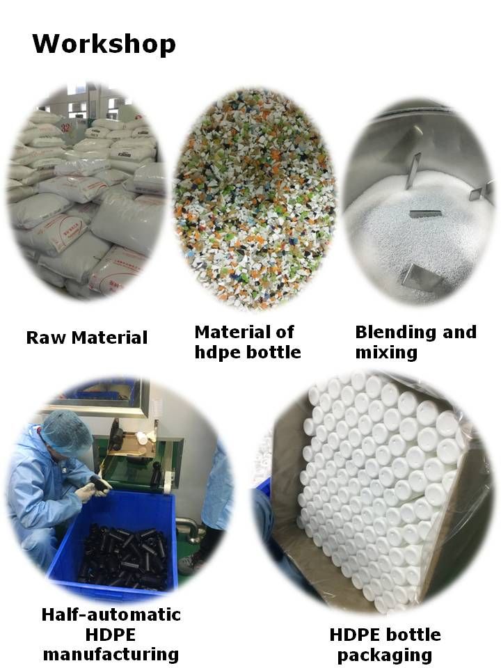 White Plastic Pet HDPE Bottle for Pill Container/Healthy Care Medecine Bottle