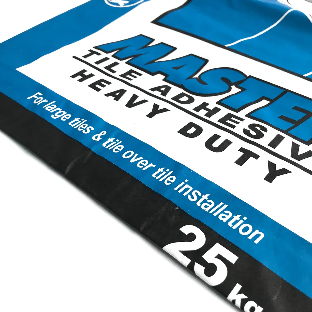 Wholesale 25kg Square Bottom Valve Bag Dry Mortar Paper Bags with Internal External Valve