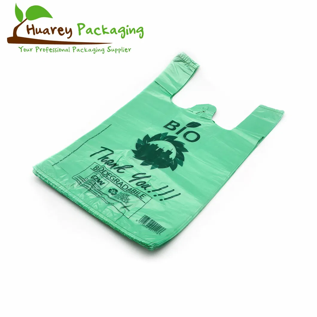 Wholesale Customized Carryout T-Shirt Plastic Bags for Industrial Commercial Kitchen Household