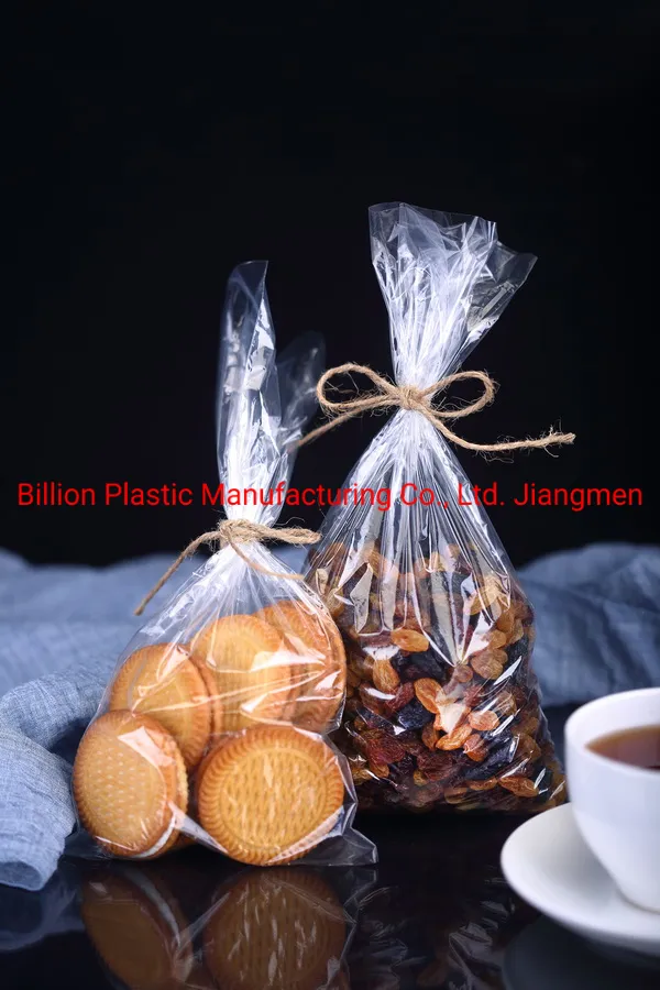 Wholesale Flat Food Packing Plastic Bag