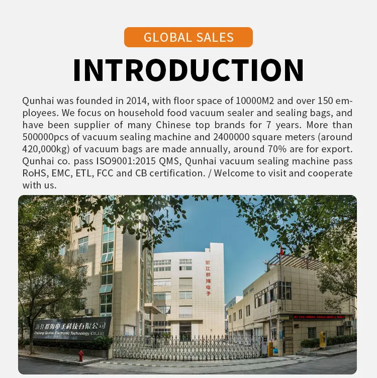 Zipper Food Vacuum Bag Used for Sous Vide